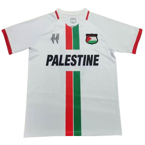 Palestiinan jalkapallopaita 2023/24 koti- ja vieraspaita valkoinen White-A White-A White-A M