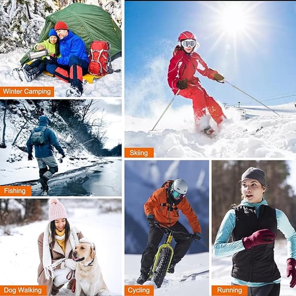 Arktisk Termisk Balaclava til Ski og Vinter Sport [JUN] Silver