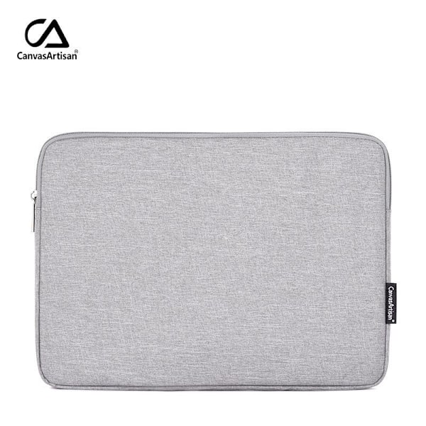 Laptopväska datorfodral / fodral till bärbar dator ljusgrå 15 tommer