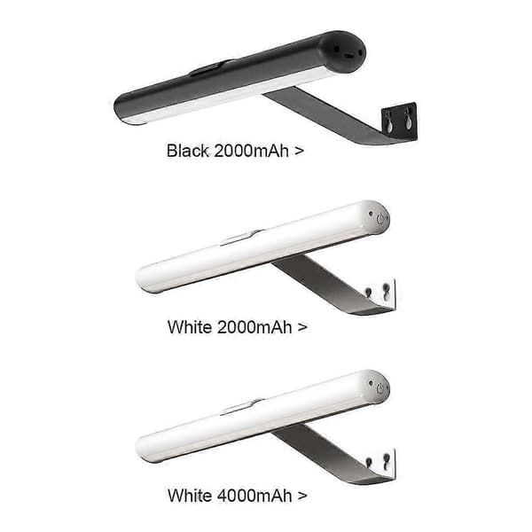 Batteridrevet bildelys med fjernkontroll, 3 moduser og justerbar vinkel[JUN] White 2000mAh