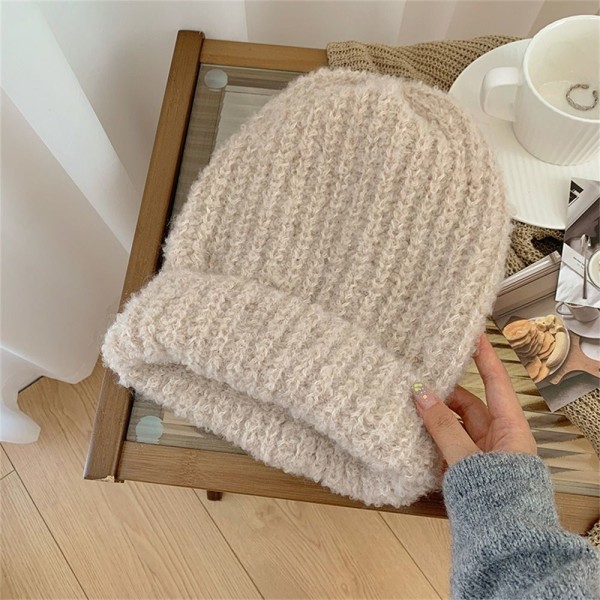 Neulehattu Beanie-hatut BEIGE beige