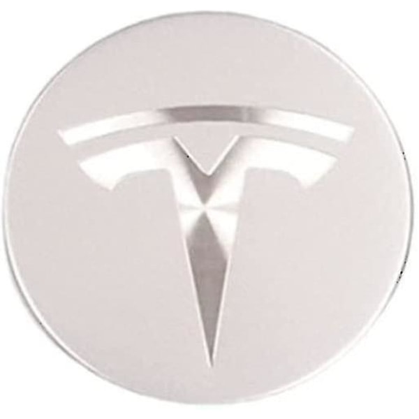 Tesla Model3/x/s/y Hub Cover Cover Cover Modifiering Tilbehør Sølv (FMY)