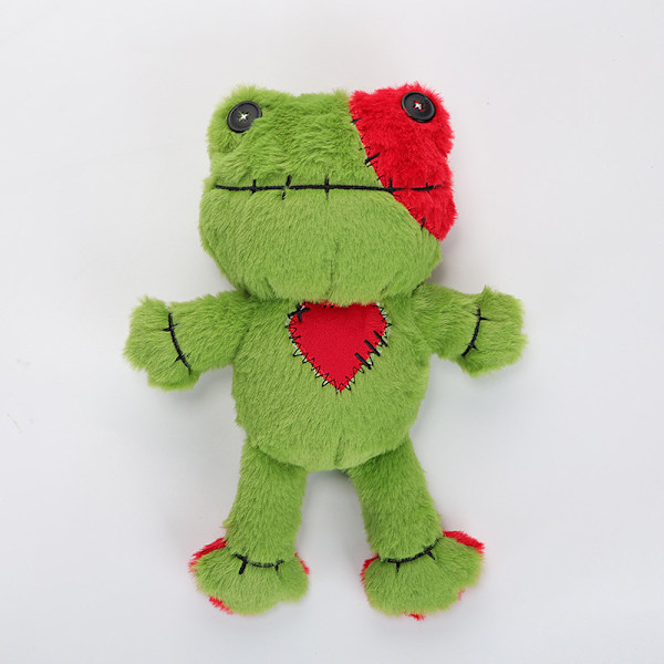 Plushleksaker för barn, dockor, Halloween- och julklappar, födelsedagspresenter, 25 cm frog