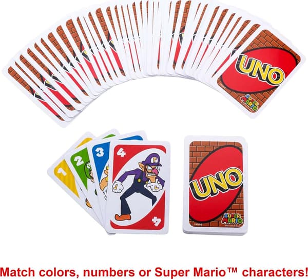 Super Mario kortspill, 112 kort med karakterer [JUN]