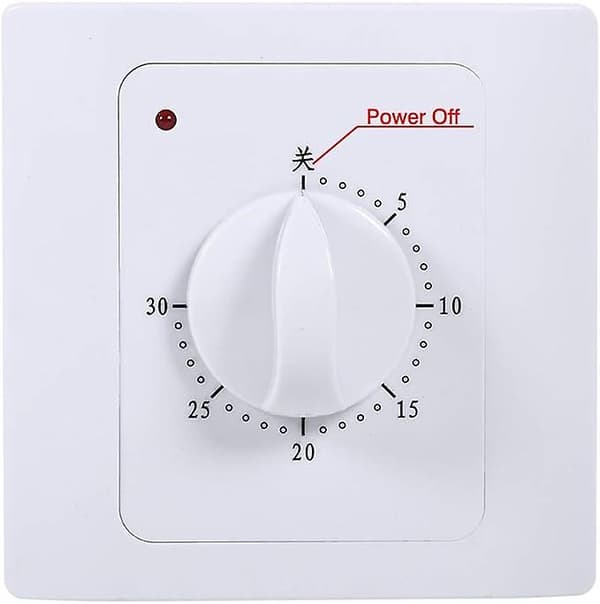 220V 10A Digital timer med 30 minutters nedtælling - Kompatibel med MAGT[JUN]