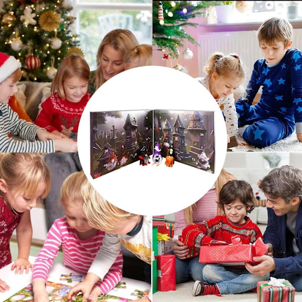 2024 Jul Blind Box Present Barnleksak 24 Dagars Kalender Advent Stil 6 Style 6