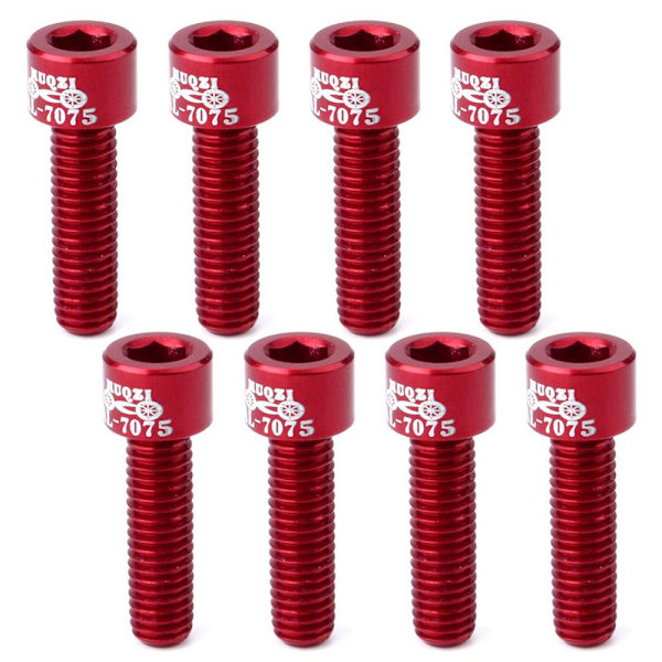 8ST Pyörän Pullon Ruuvi Pyörän Pulloteline PUNAINEN red
