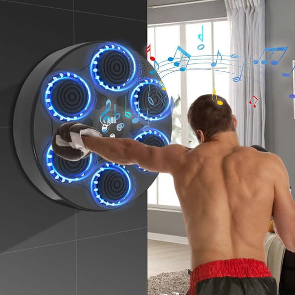 Bluetooth Boxningsmaskin med Handskar för Hemma-gym [JUN]