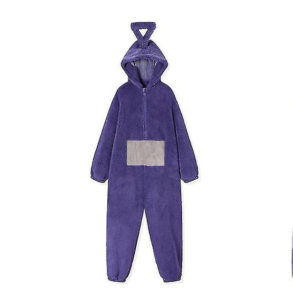 Lilla Teletubbies Korallfleece Voksen Hel Pyjamas[JUN] L Purple