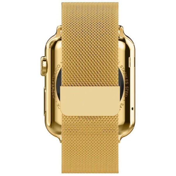 Milanese Loop Metal Armband Apple Watch 42/44/45/49 mm Guld Gol