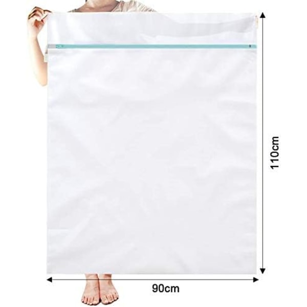 Vaskeposer i netting for vaskemaskin 90x110cm XXL Stor størrelse Mesh Washi