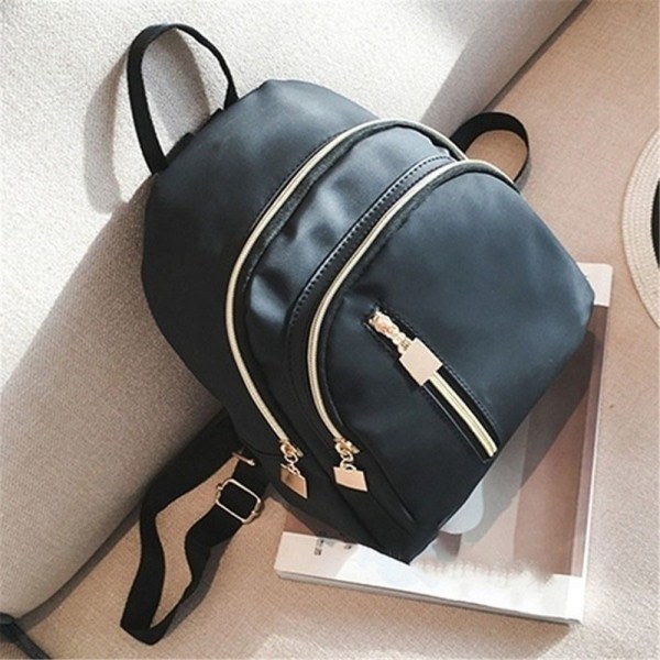 Axelväska Mini Backpack Oxford Daypack svart