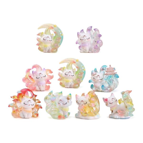 e Nine-Tailed Fairy Fox Mystery Box Blind Boxes Samleleke 1 Box Random