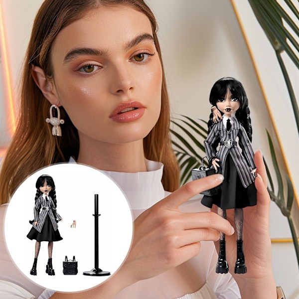 Wednesday-nukke ja tarvikkeet, Addams Family -kokoelma Thingin ja reppun kanssa