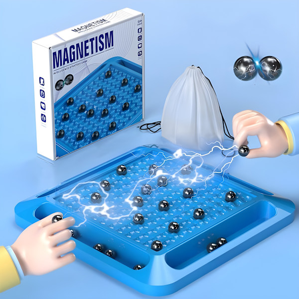 Magnetiskt schackspel för barn med bräde Flera spelare Magnetiskt stridsschack Förälder-barn Magnetiskt stenspel