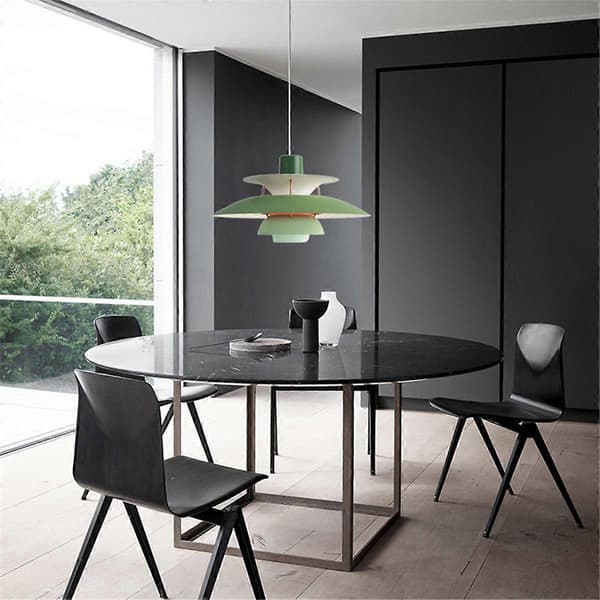 Hængende paraplylampe 30 cm aluminium LED-pendel til stue [JUN]