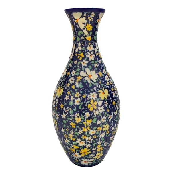 3D Puslespil Vase til Voksne, 160 Brikker Puslespil Blomstervase DIY Unik Blomstervase Indflytningsgave til Blomsterarrangementer og Boligindretning E