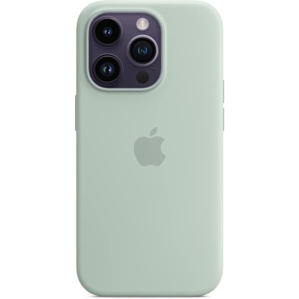 MagSafe Silicone Case for iPhone 14 Pro - Gold iPhone 14 Pro green