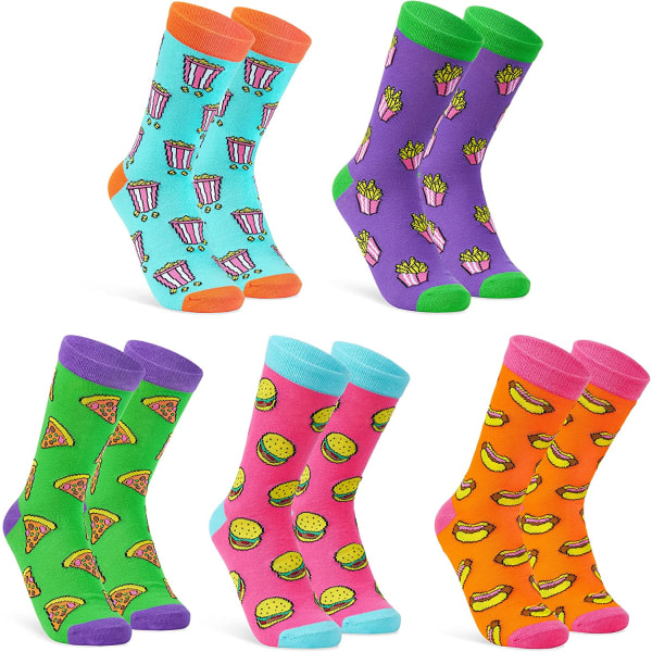 Multi MixCityComfort Women's Socks, Multipack with colorful Fu