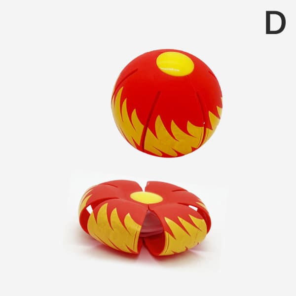 Flygende UFO Glider Disc Ball Utendørsleke for Barn Magisk Flygende Blå Disc[JUN] Red
