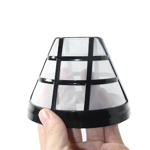 2-pak No.4 Genanvendeligt Kaffefilter Kurvfilter til Ninja Filter, Passer til de fleste 8-12 Kops Kurv Dryp Kaffemaskiner