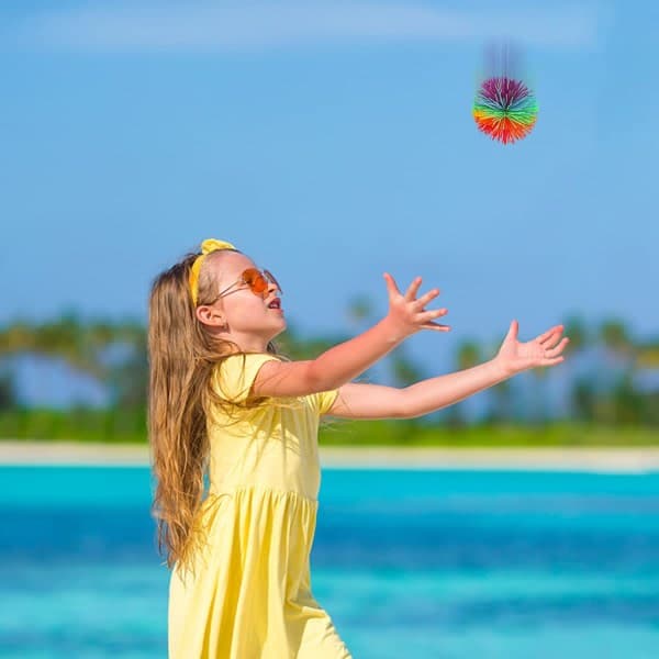 5-pak teksturerede sensoriske stressbolde til børn - Rainbow Fidget Toys[JUN]