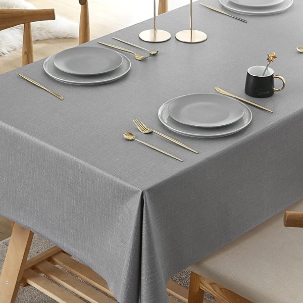 Table Cloth Dry Plastic Table Cloth Waterproof Cover PVC 140