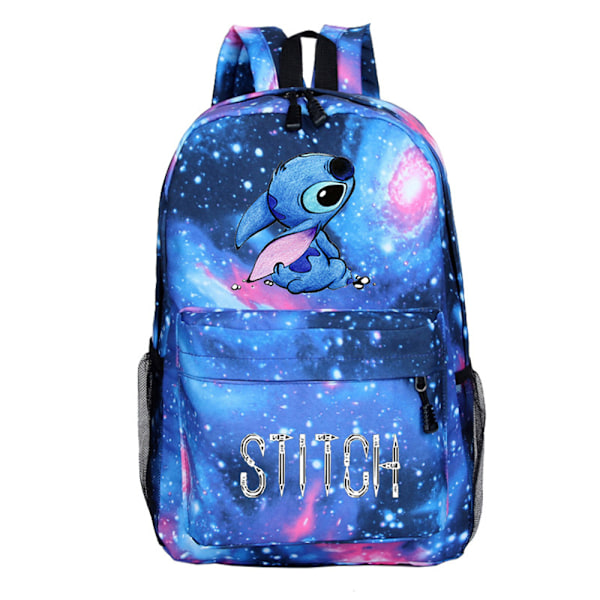Stitch-reppu Lapsille Koululaukku Opiskelijat Pojat Kirjakassi Matkalaukku C