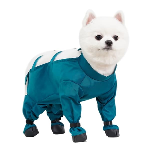 Winter-Proof Dog Boots with Adjustable Outdoor Pants and Sleeves for Small and Medium Dogs, S s