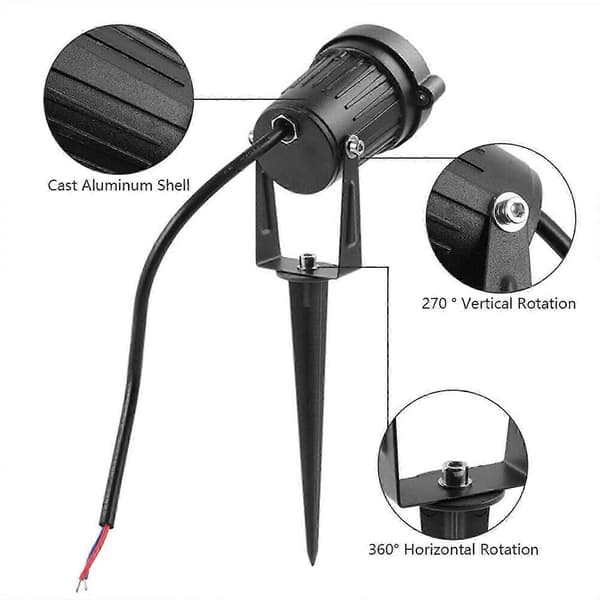 4-pack Garden Lighting Outdoor LED Lamp Pathway Garden Waterproof