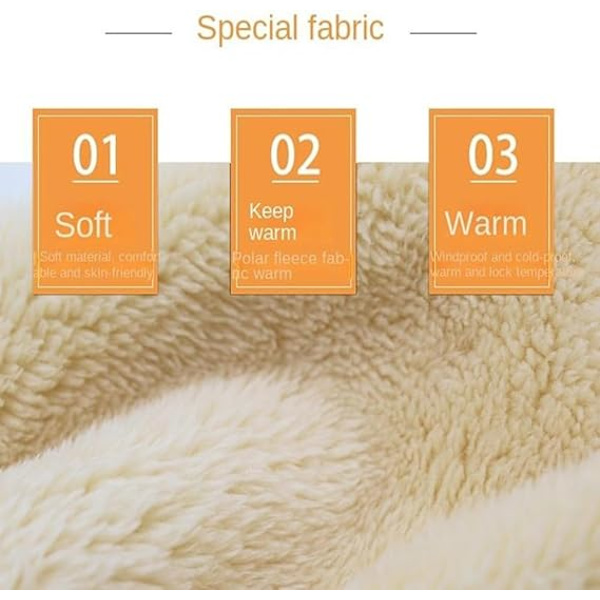 Sherpa-huppuinen hiihtosuoja, fleece-balaklava tuulenpitävä talvimask