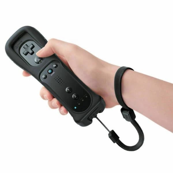 Trådløs Game Controller med Motion Plus og Indbygget Joystick - Sort[JUN] A Set Black