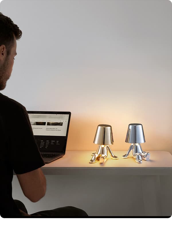 Berøringskontroll Gull Nattbordslampe med USB-lading og Bærbart Design[JUN] D