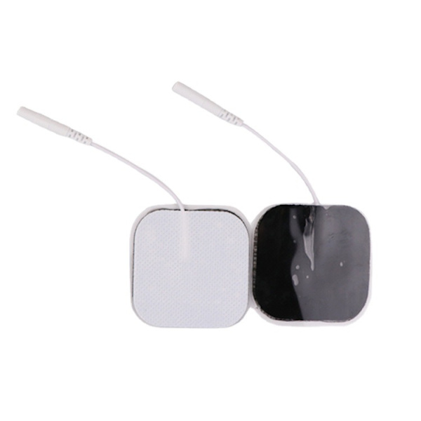 TENS-enhetens elektroder 4X4cm 20 stk, gjenbrukbare latexfrie erstatningselektroder