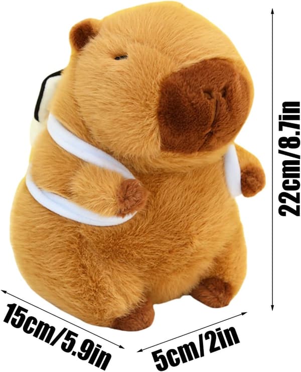 22 cm Kapibara Pehmolelu - Pehmeä Tyynykaveri Lapsille[JUN] 1 st