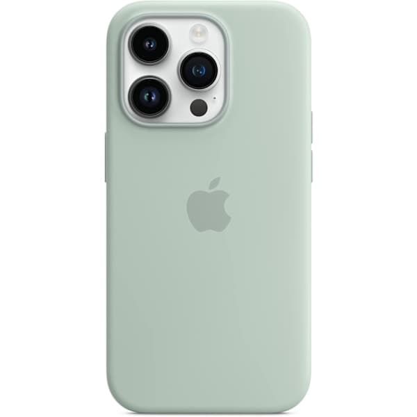 Applen silikonikuori MagSafella iPhone 14 Prolle[JUN] iPhone 14 Pro green