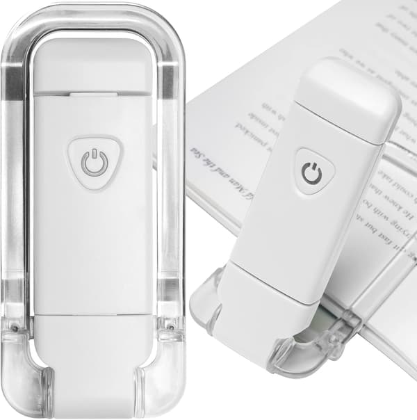 USB oppladbar klips-LED-leselampe med justerbar lysstyrke[JUN]