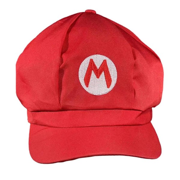 Super Mario Baseball Cap red