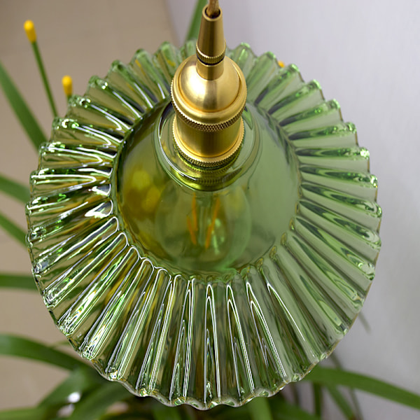 E27 Industriell Retro Taklampe Retro Glass Taklampe Skjerm Passer for E27 Lampe Industriell Taklampe