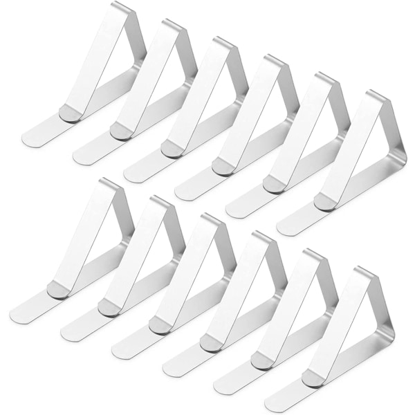12-Pack Tablecloth Clips, Picnic Clips, Picnic Table Cover S
