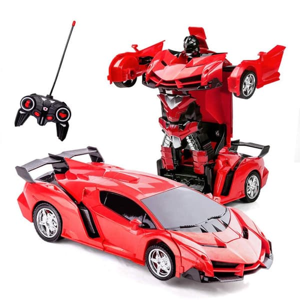 Radiostyrt Transformers Bil Blå
