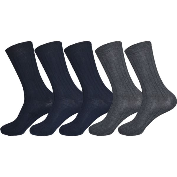 Ribbikuvioiset sukat 20-pakkaus sekoitetut sävyt 39-42