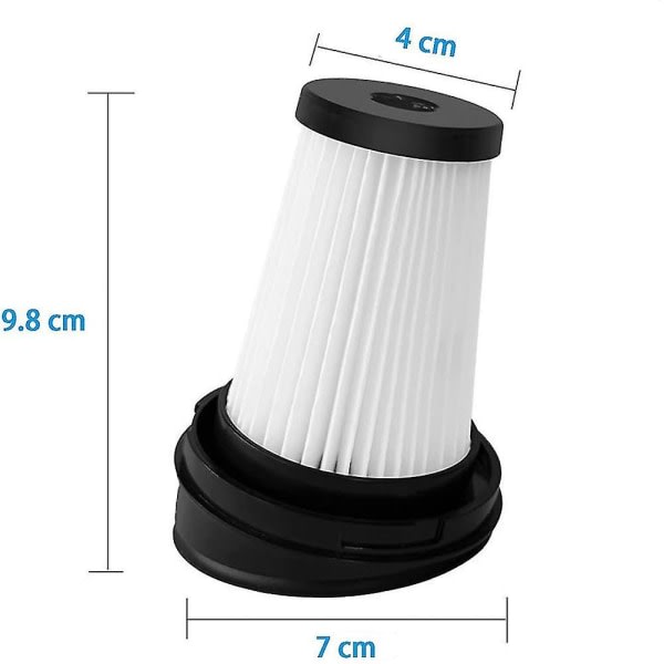 3-pak filter til Grundig Vch9832 Vch9629 Vch9630 støvsuger