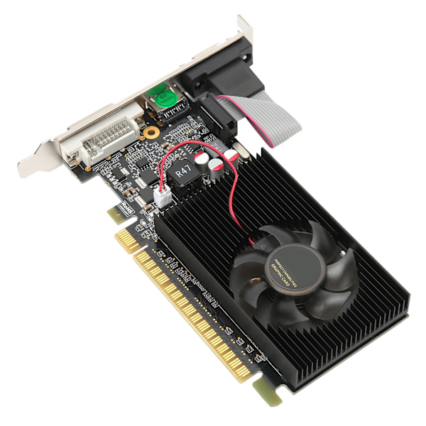 GT730 2GB Grafikkort Stasjonær datatilbehør 64bit DDR3 Display Interface Adapter 0.4