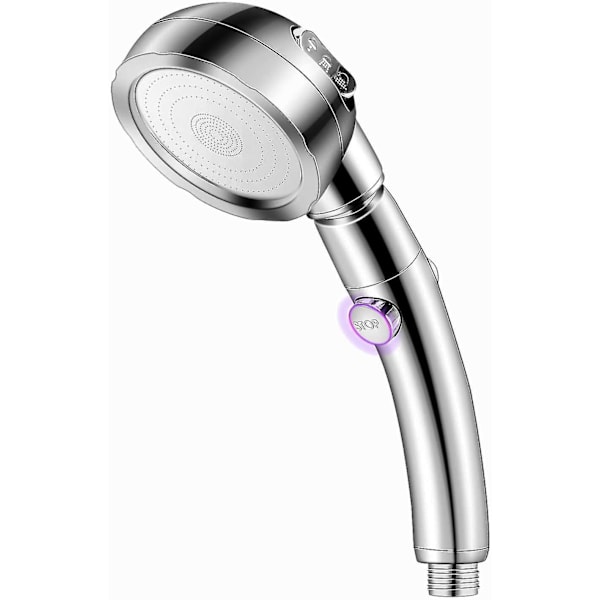Håndbruser Tryk Vandbesparende Bruseshower Bruseshower Håndbruser 3x Strålefunktioner