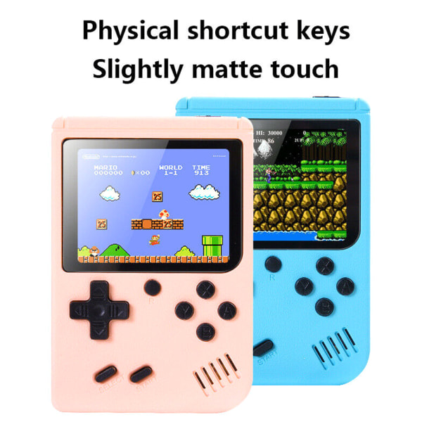 Inbyggda Klassiska Spel Retro Videospelskonsol Barnpresent grey