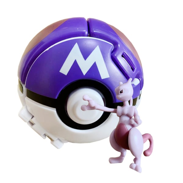 Flip Pet Eksploderende Poké Ball Mini Dukke + Fangstbold-s 14