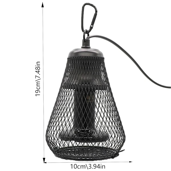 Värmelampa för husdjur, 19 x 10 cm, Anti-skållning Kyckling Anka Vinter Värmelampa
