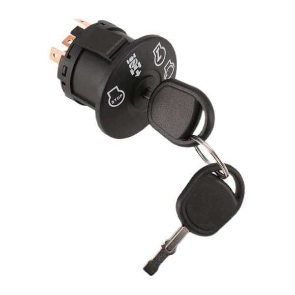 4-Position Ignition Switch with Key for Ride-on Mower Tractor 193350 532193350