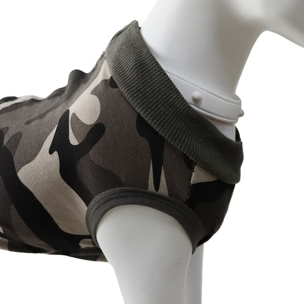 Anti-slickande återhämtningsdräkt för husdjur efter operation, randig design [JUN] 2XL Stripe